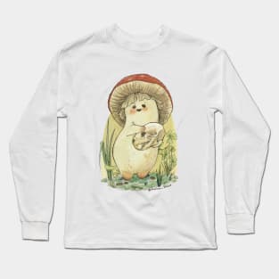 Decomposer - Mushroom Character Mouse Skull Oddities Design Long Sleeve T-Shirt